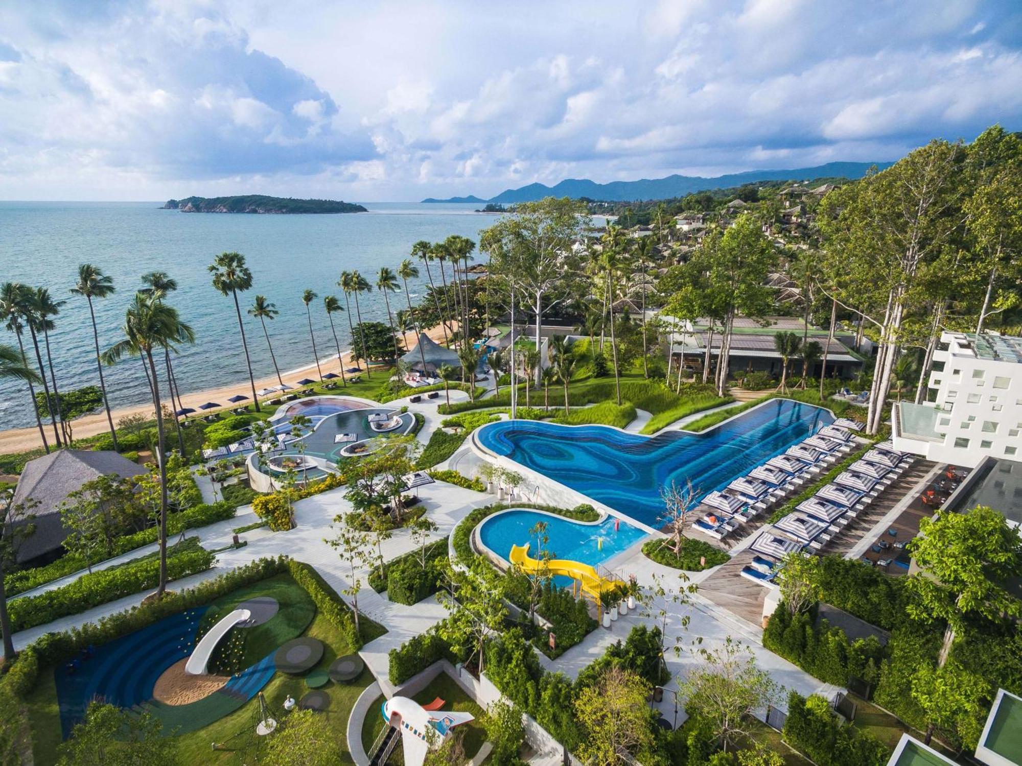Hyatt Regency Koh Samui Praia de Chaweng Exterior foto Aerial view of the resort