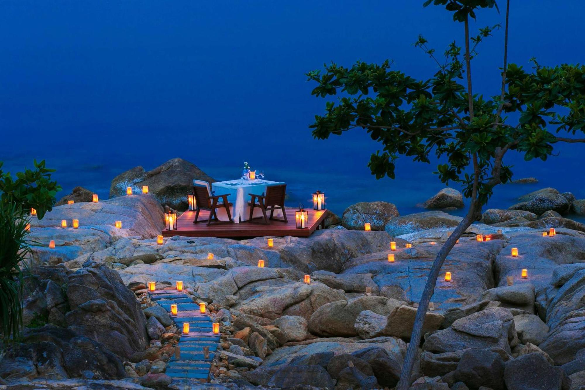 Hyatt Regency Koh Samui Praia de Chaweng Exterior foto A private dining experience at the resort