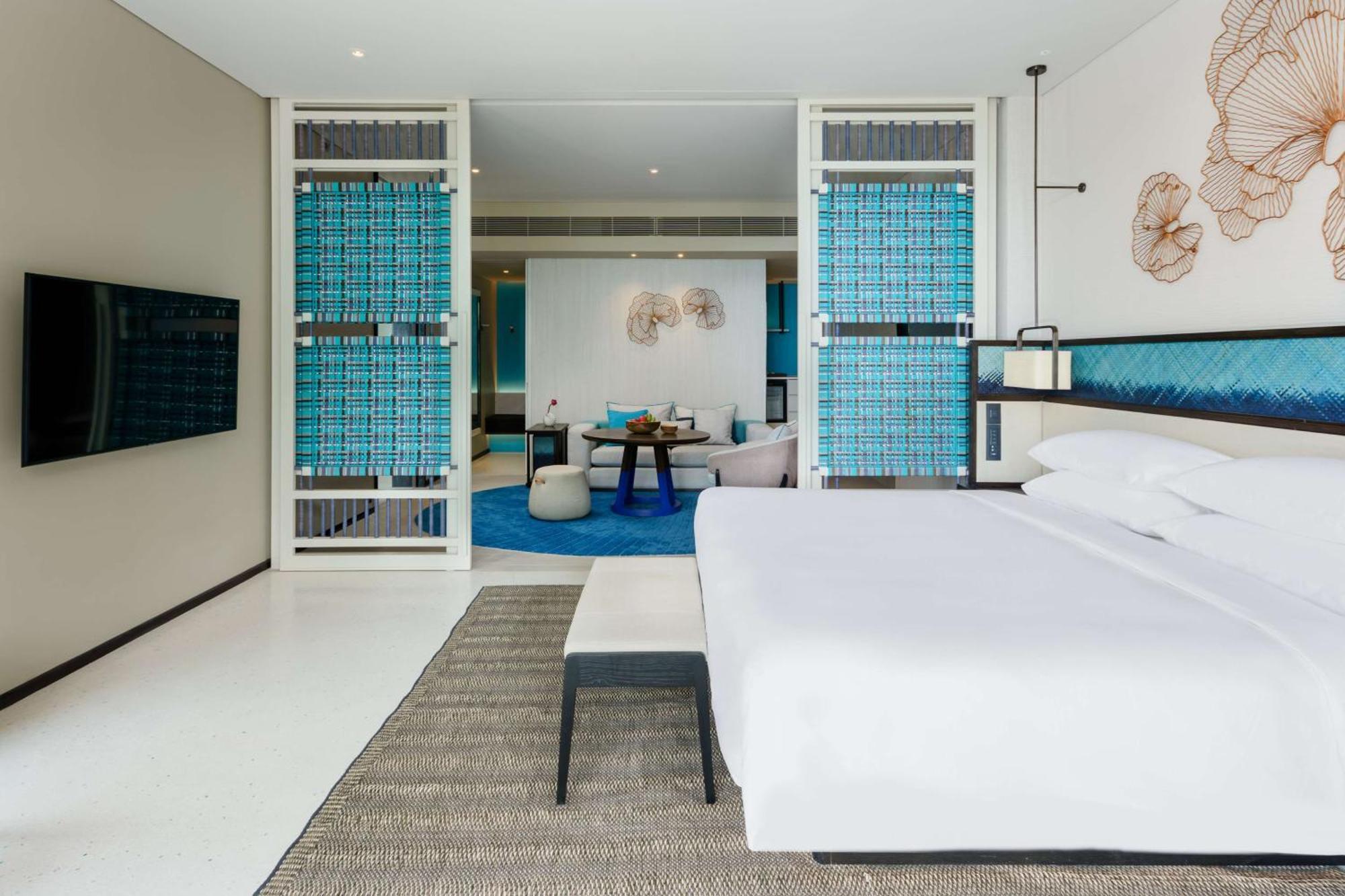 Hyatt Regency Koh Samui Praia de Chaweng Exterior foto A bedroom at the hotel