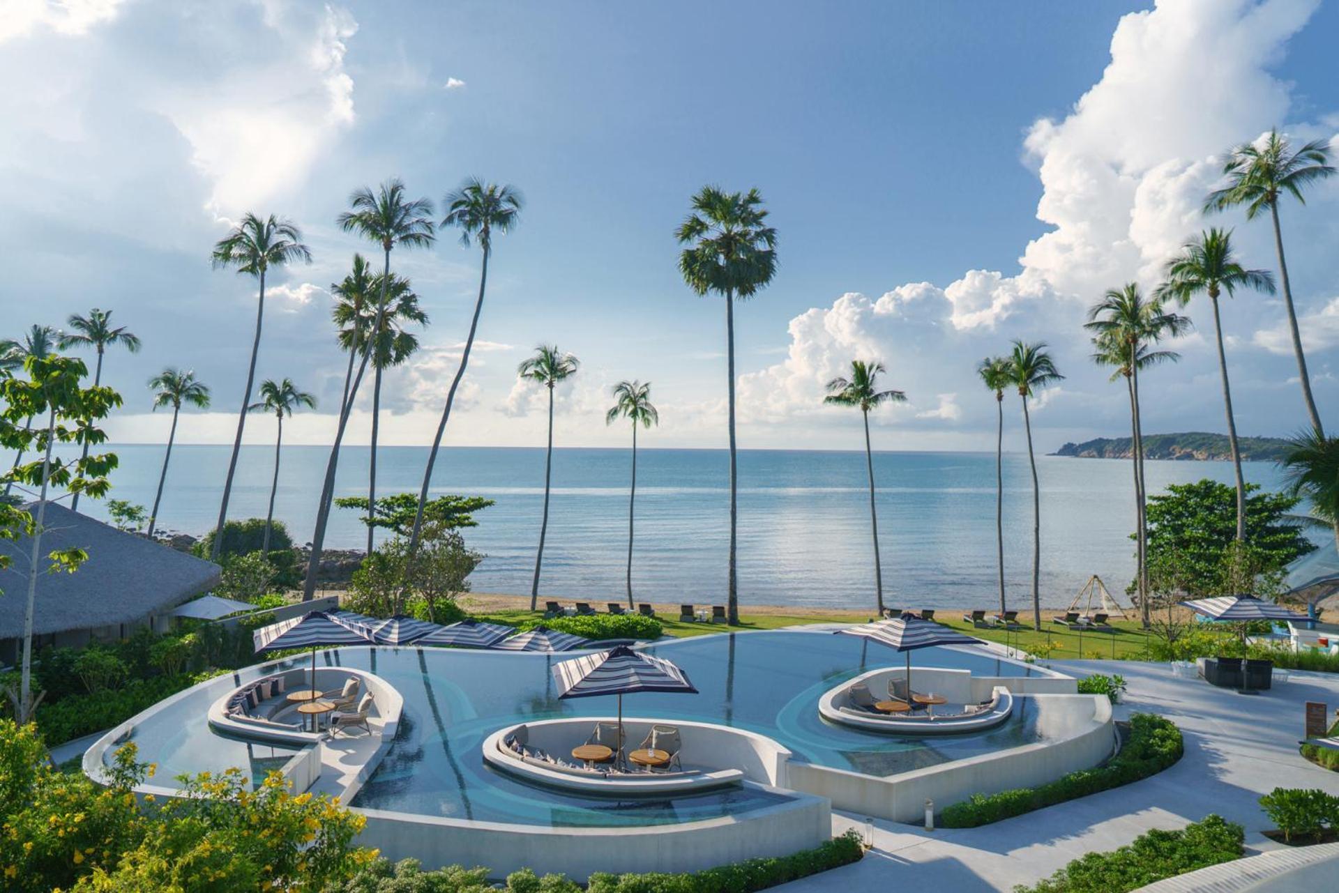 Hyatt Regency Koh Samui Praia de Chaweng Exterior foto The beach at the hotel