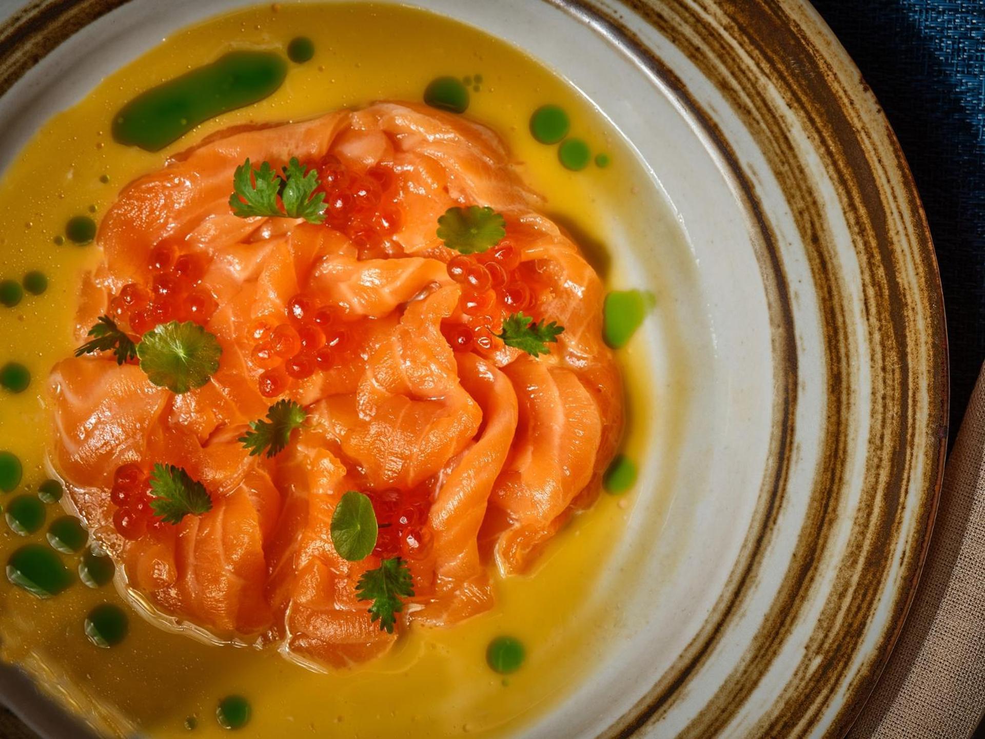 Hyatt Regency Koh Samui Praia de Chaweng Exterior foto Salmon sashimi